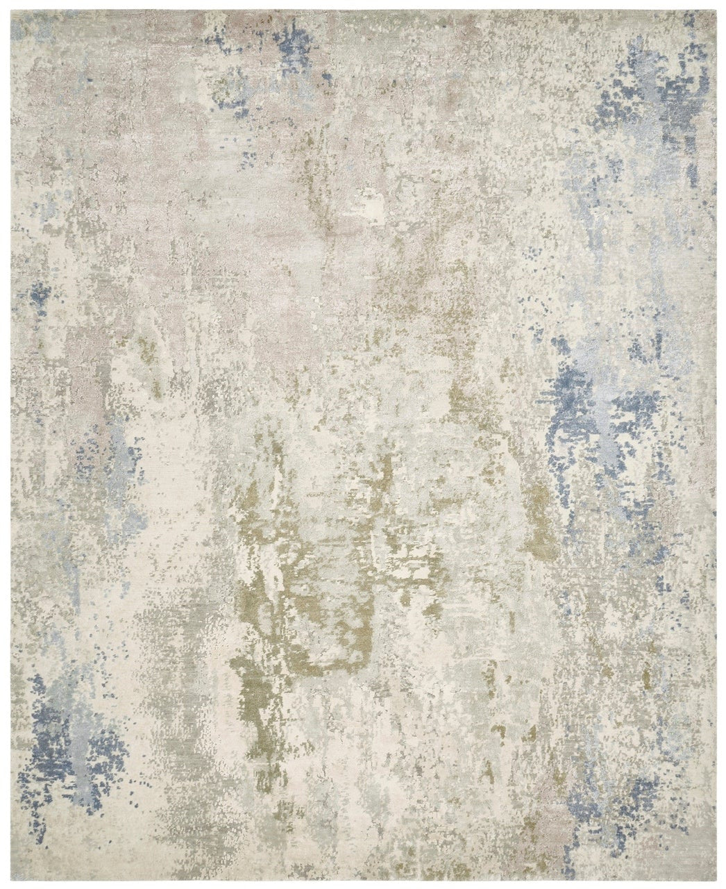 2' x 3' Modern Hand-Knotted Silk rug, Rug #PV9611