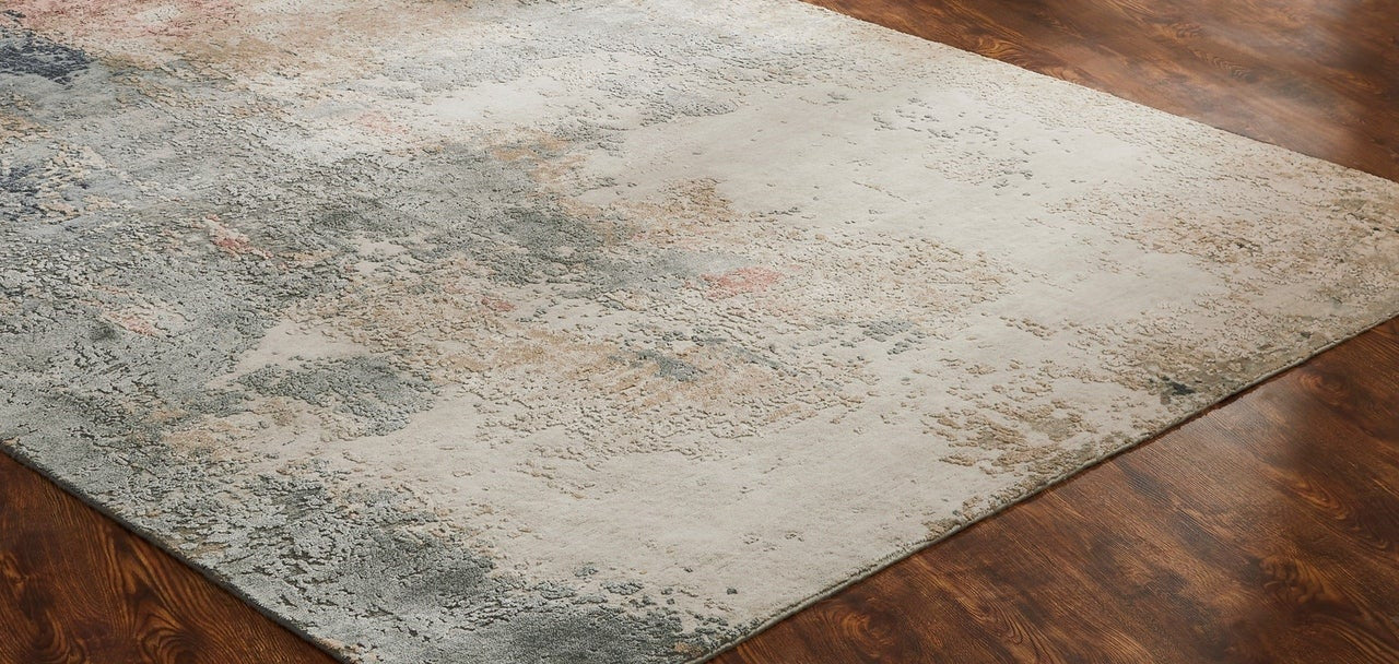 3' x 5' Modern Hand-Knotted Silk rug, Rug #PV9621