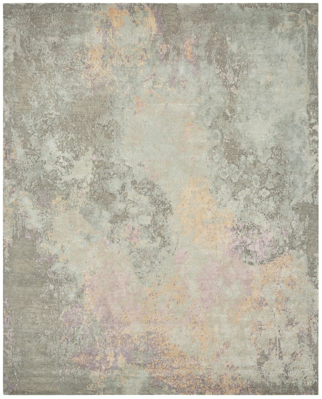 2' x 3' Modern Hand-Knotted Silk rug, Rug #PV9631