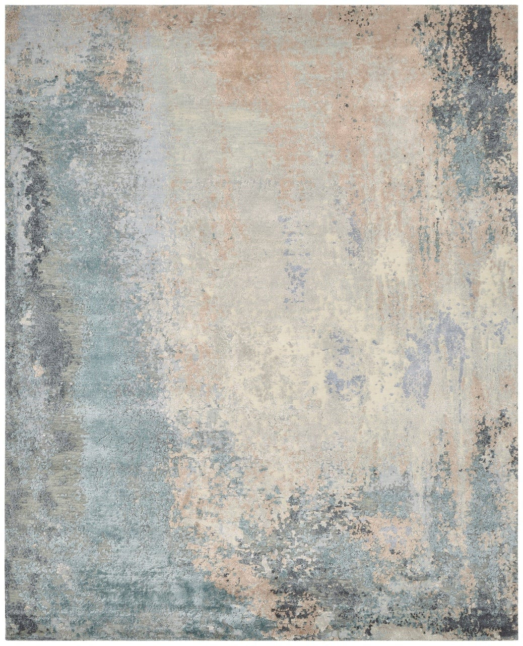 2' x 3' Modern Hand-Knotted Silk rug, Rug #PV9641
