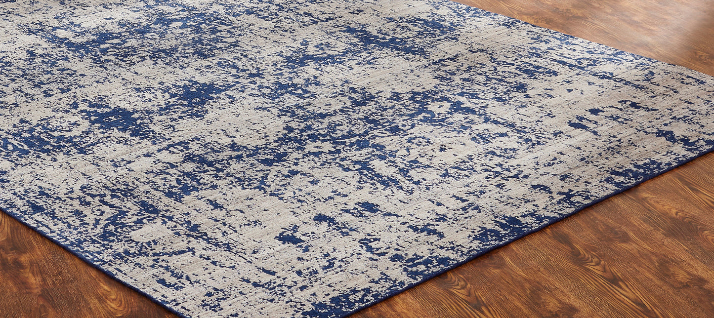 6' x 9' Transitional Hand Loom Silk rug, Rug #RG8351