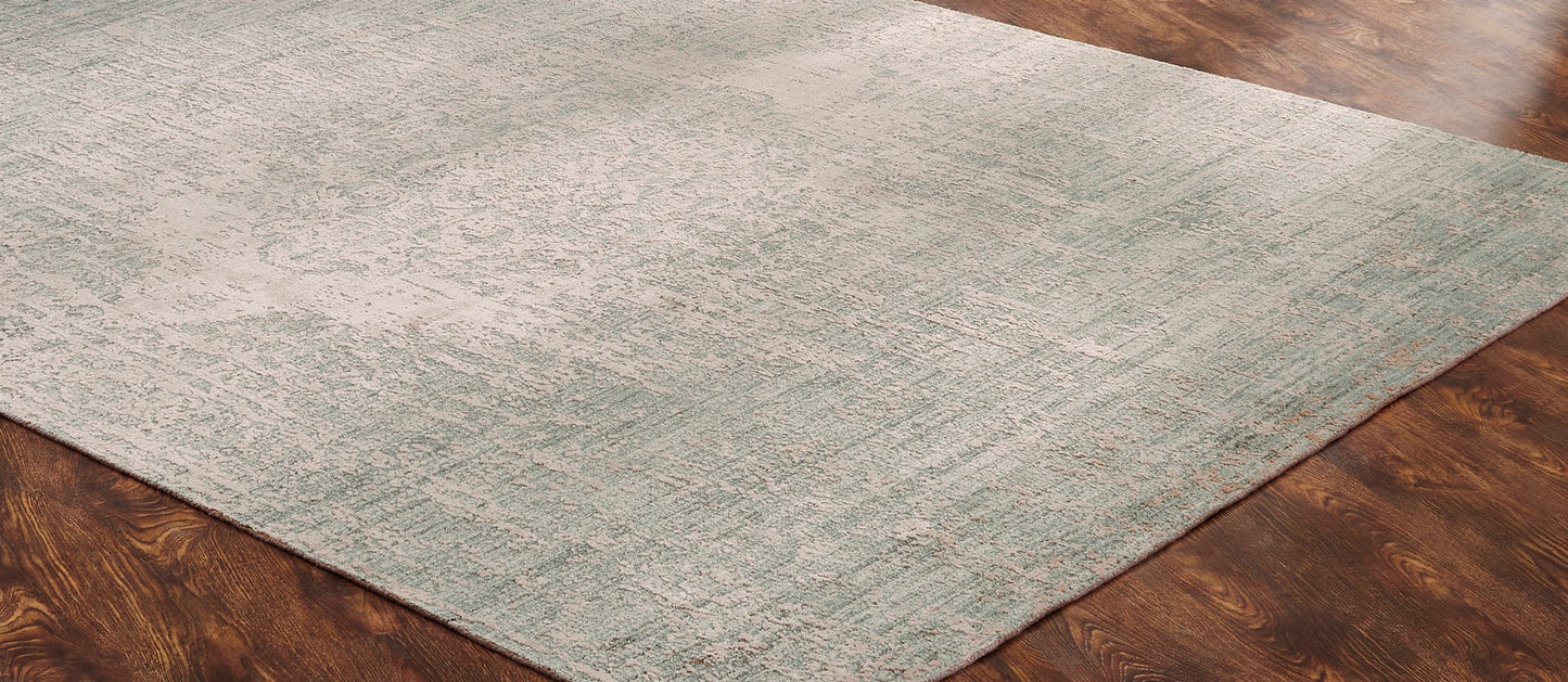 8' x 10' Transitional Hand Loom Silk rug, Rug #RG8361
