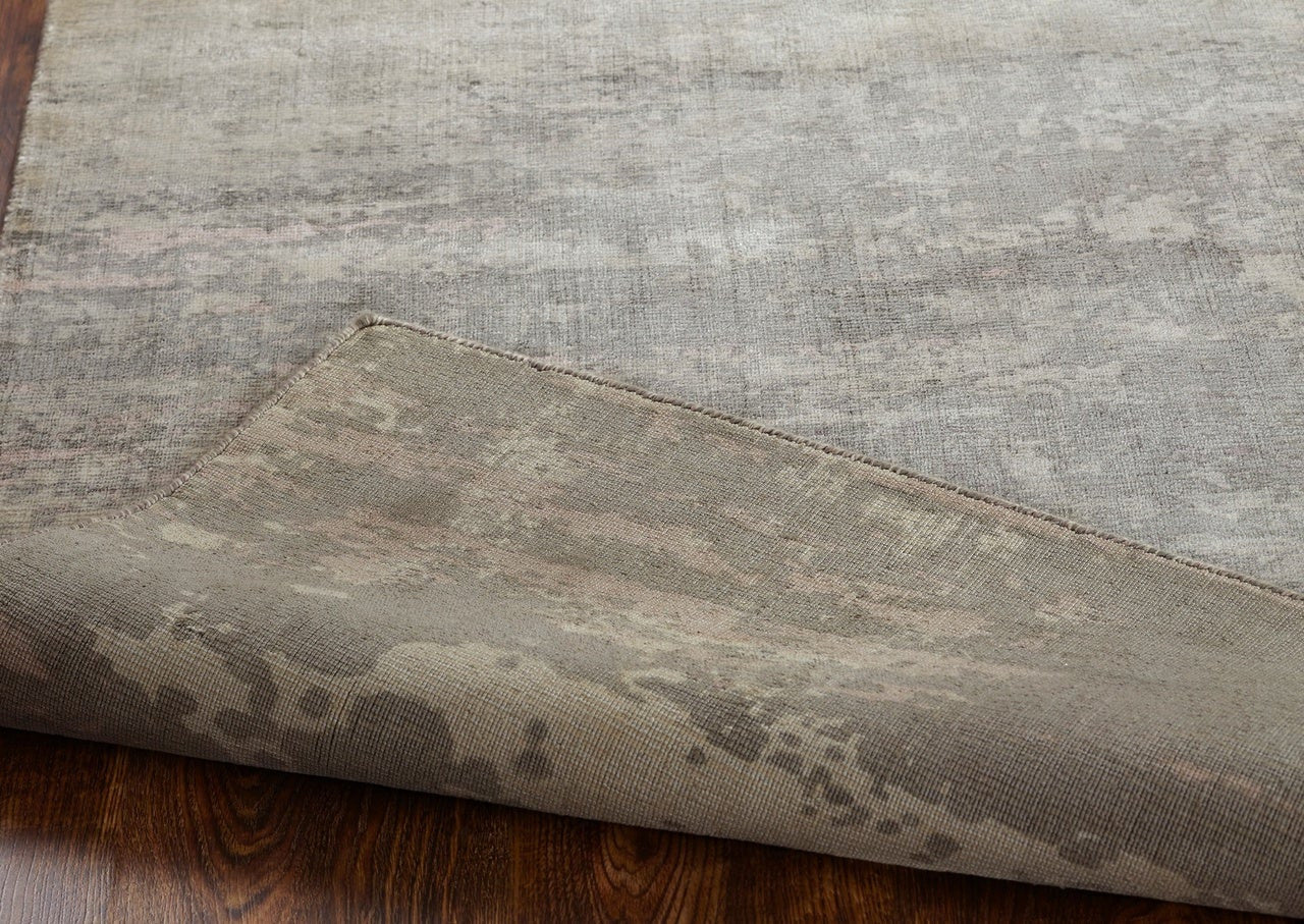 5'6" x 8'6" Modern Hand Loom Silk rug, Rug #RY0611