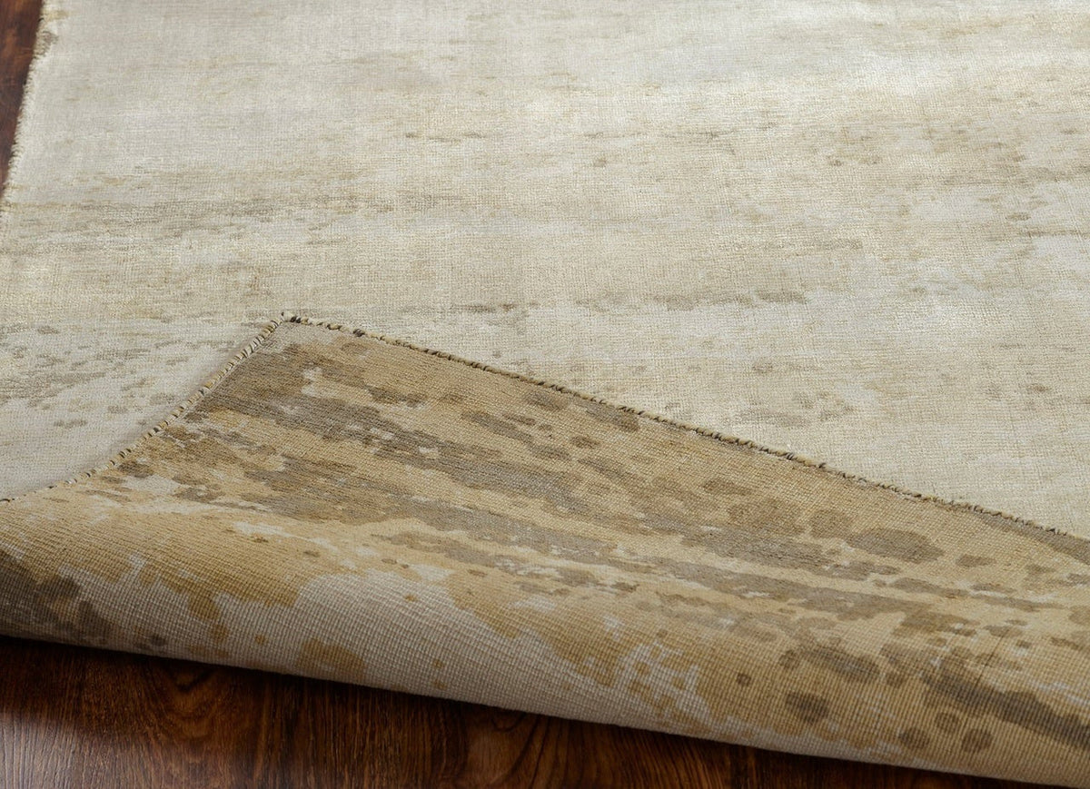 5'6" x 8'6" Modern Hand Loom Silk rug, Rug #RY0631