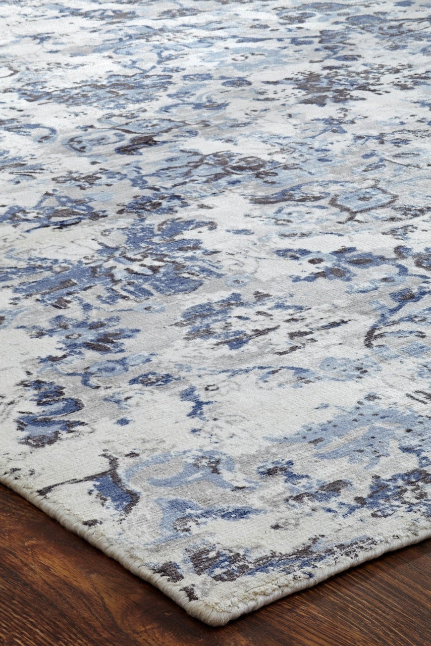 5'6" x 8'6" Modern Hand Loom Silk rug, Rug #RY0641