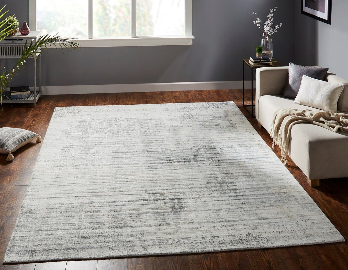 3'6" x 5'6" Modern Hand Loom Silk rug, Rug #RY0671