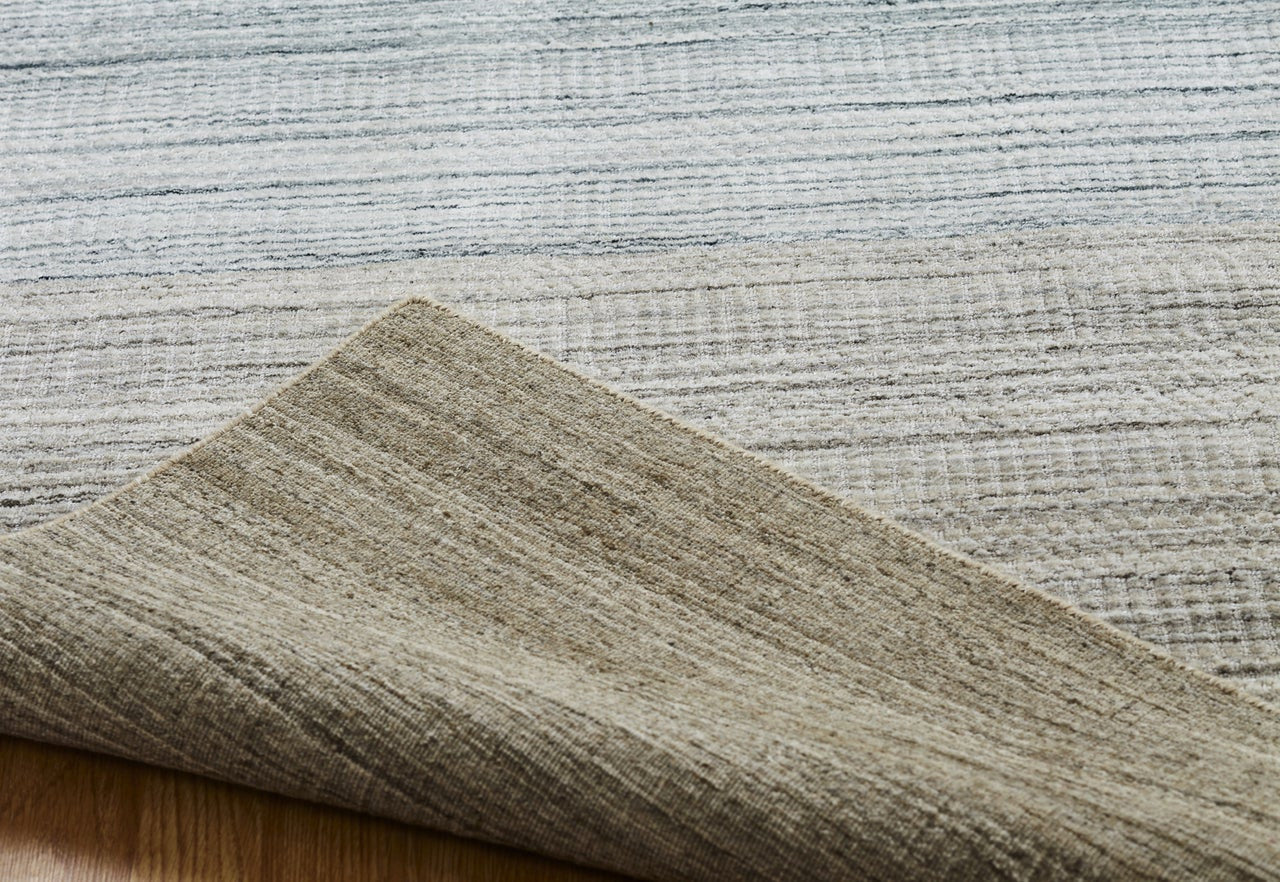 5'6" x 8'6" Transitional Hand Loom Silk rug, Rug #SE2091