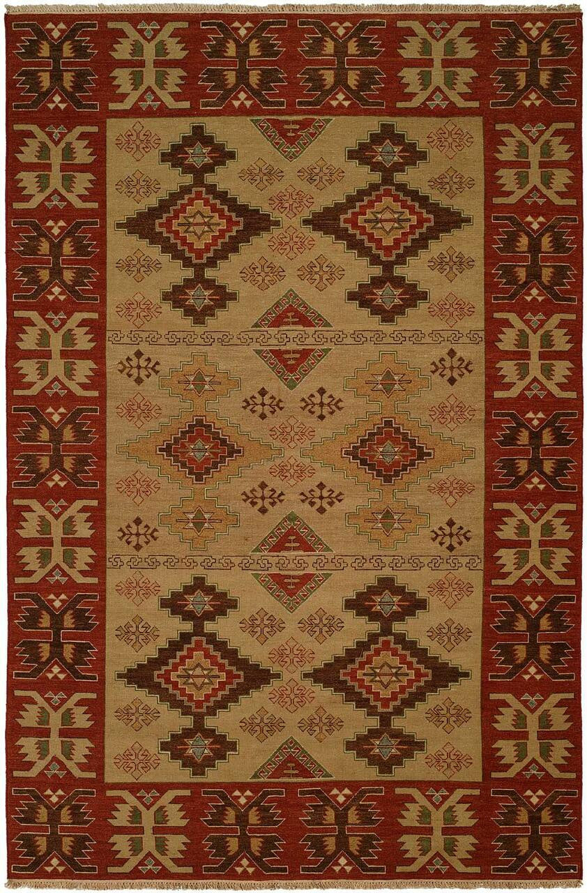 2' x 3' Flatweave Hand-Knotted Wool rug, Rug #SU2291