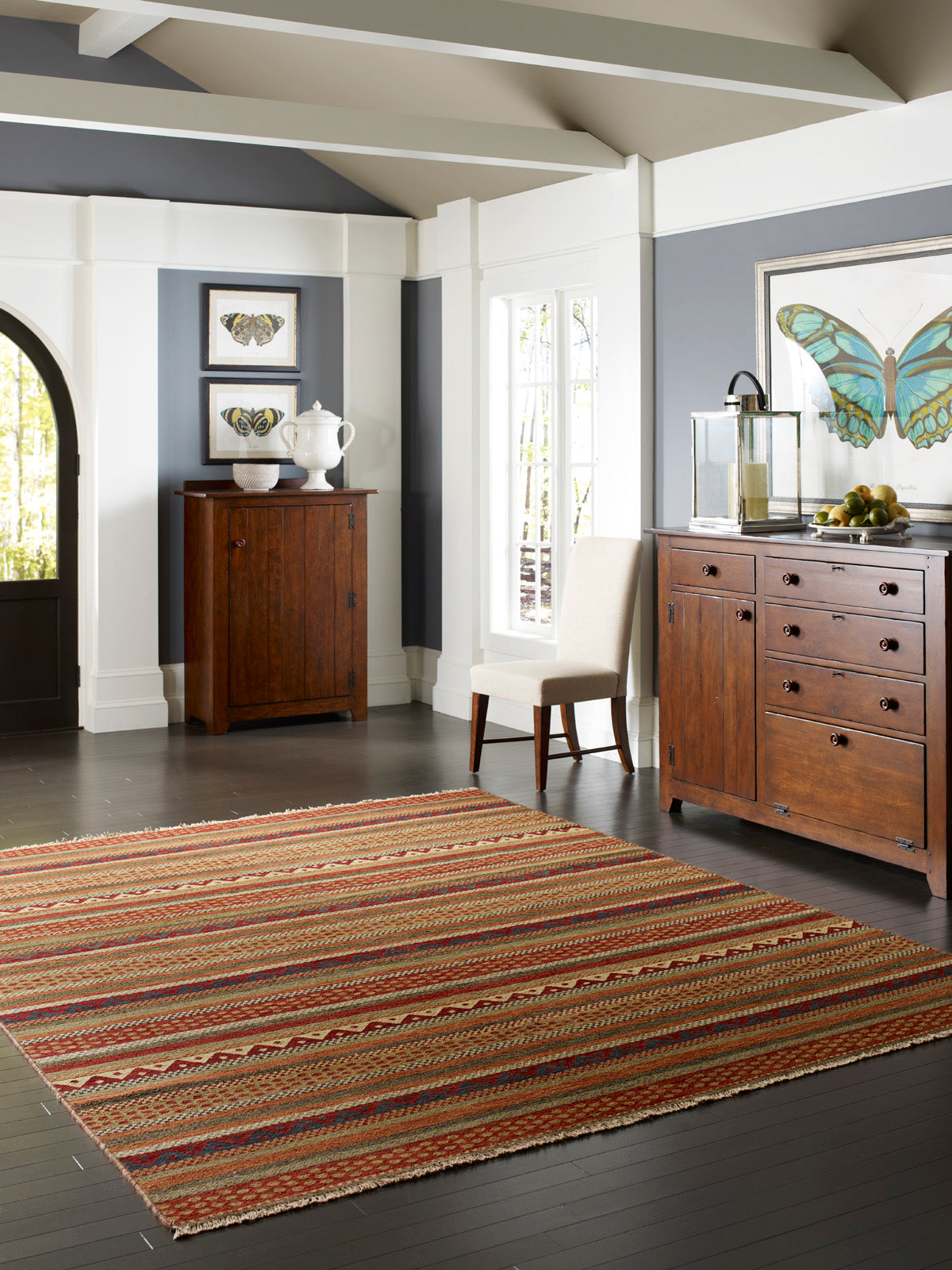 4' x 6' Tribal Hand-Knotted Wool rug, Rug #SU2341