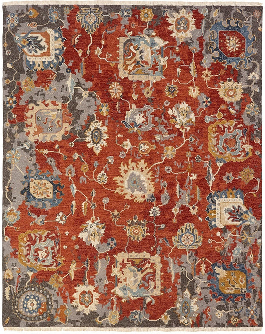 2' x 3' Transitional Hand-Knotted Wool rug, Rug #SU4901