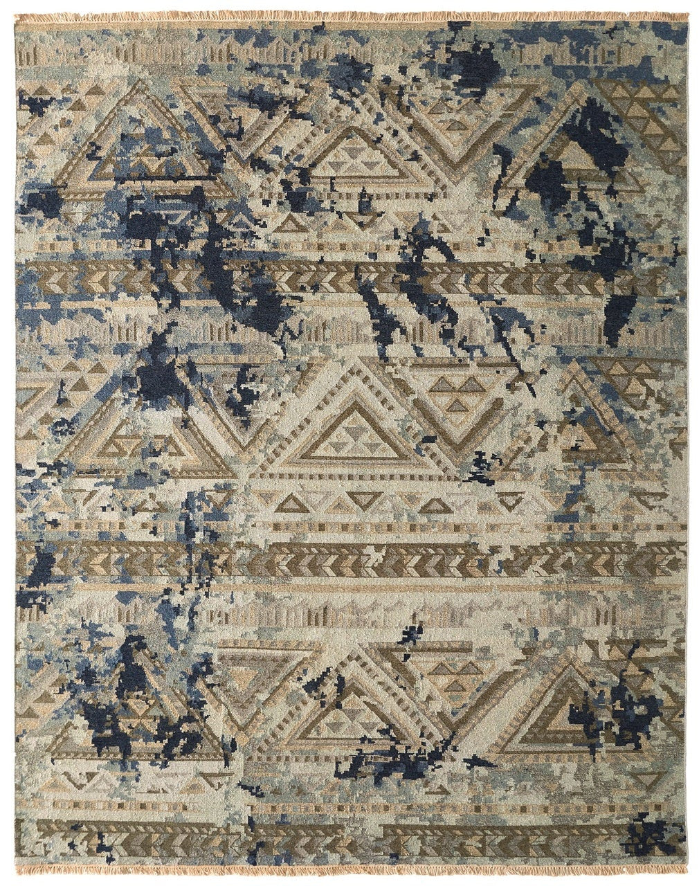 2' x 3' Flatweave Hand-Knotted Wool rug, Rug #SU4931