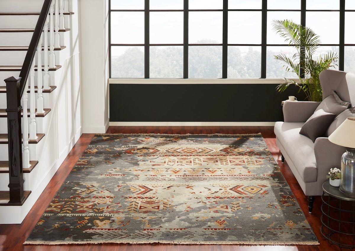 4' x 6' Transitional Hand-Knotted Wool rug, Rug #SU4941