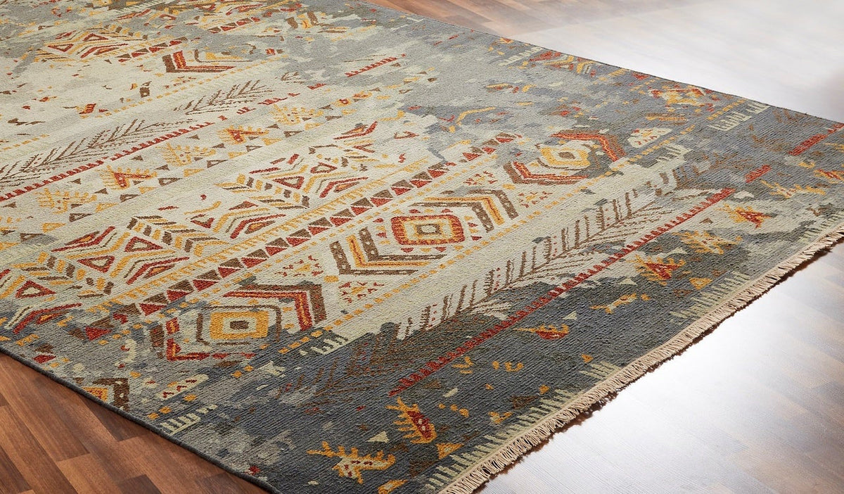 3' x 5' Transitional Hand-Knotted Wool rug, Rug #SU4941
