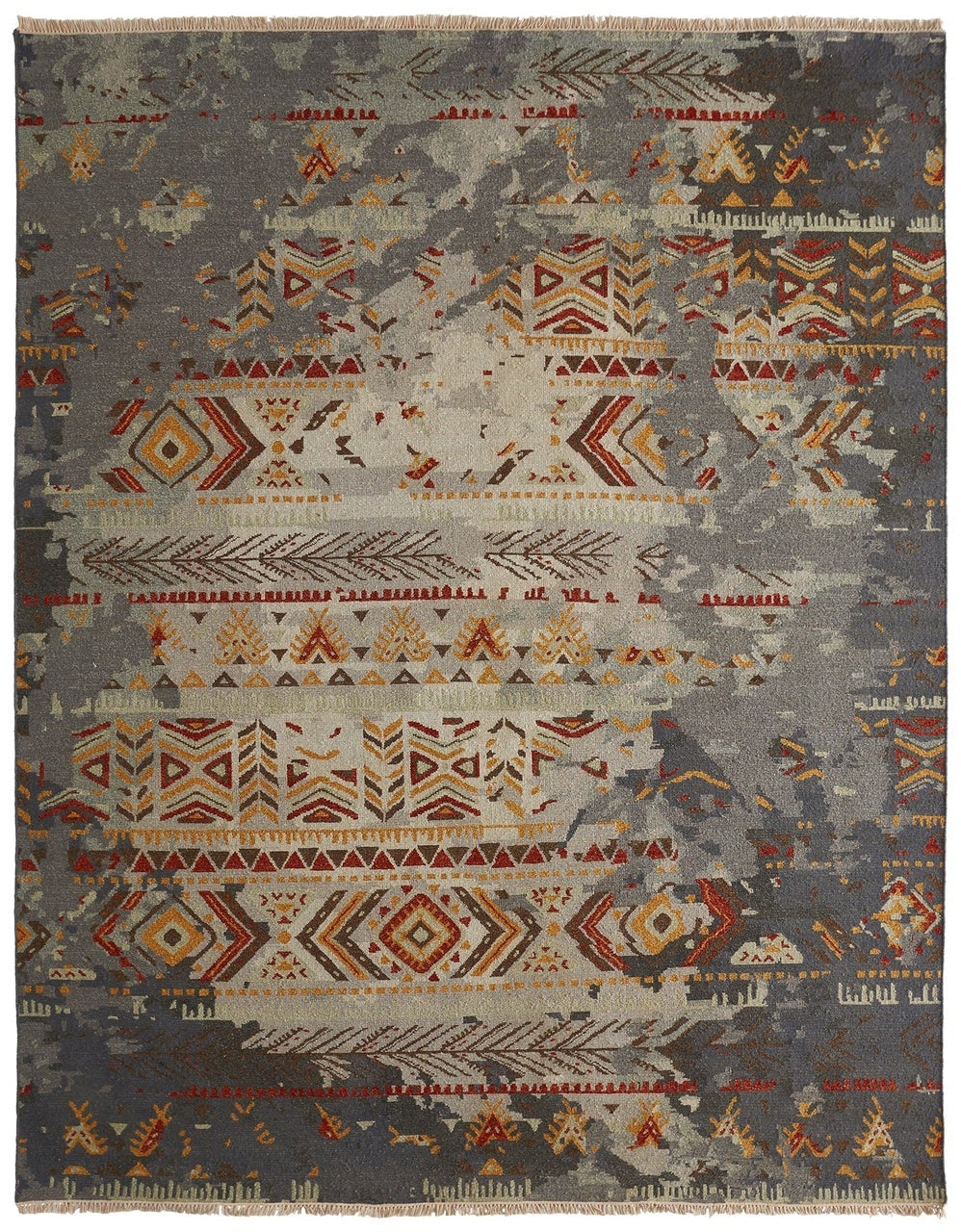 2' x 3' Transitional Hand-Knotted Wool rug, Rug #SU4941