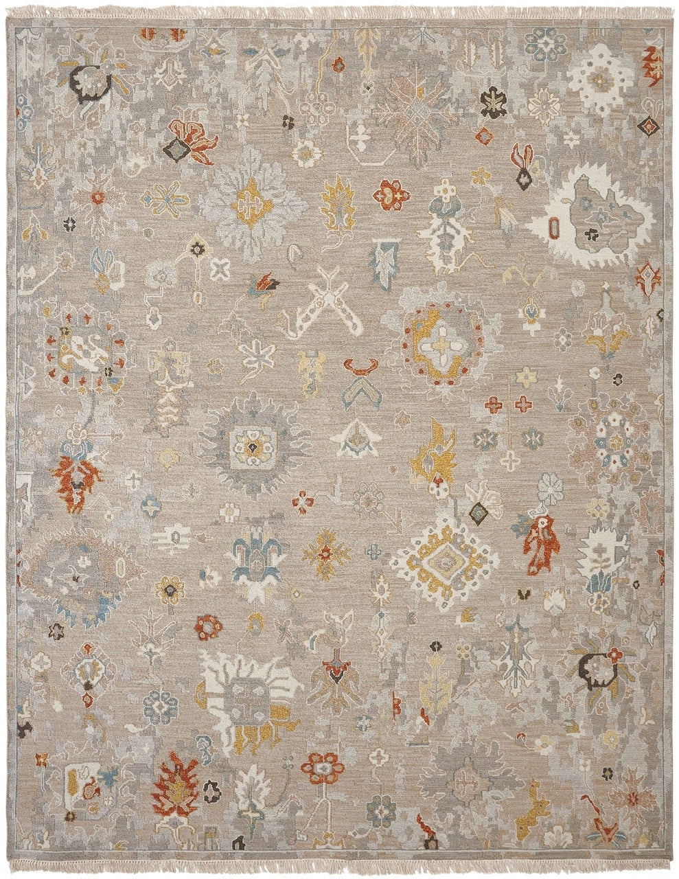 2' x 3' Transitional Hand-Knotted Wool rug, Rug #SU5551
