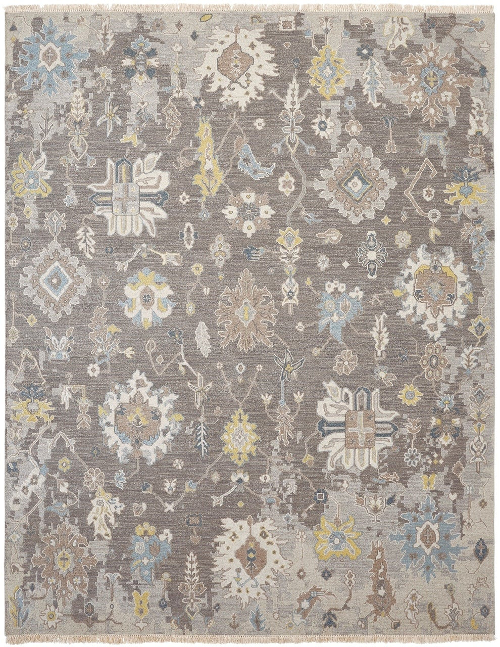 2' x 3' Transitional Hand-Knotted Wool rug, Rug #SU5561