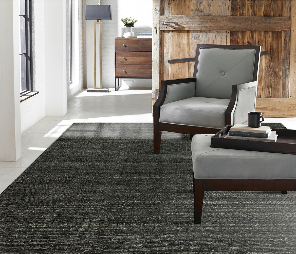 3'6" x 5'6" Transitional Hand Loom Silk rug, Rug #TE6521