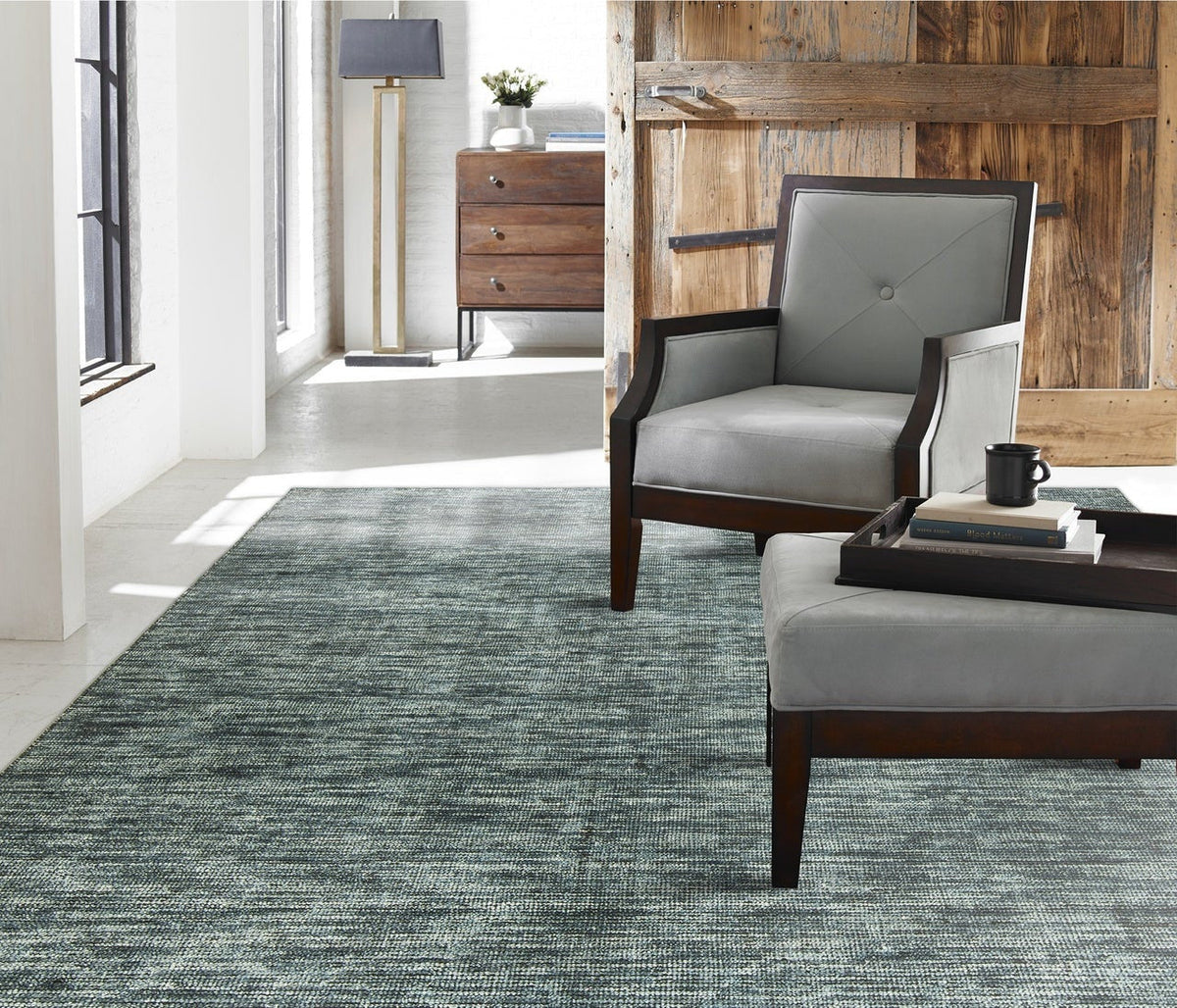 3'6" x 5'6" Transitional Hand Loom Silk rug, Rug #TE6531