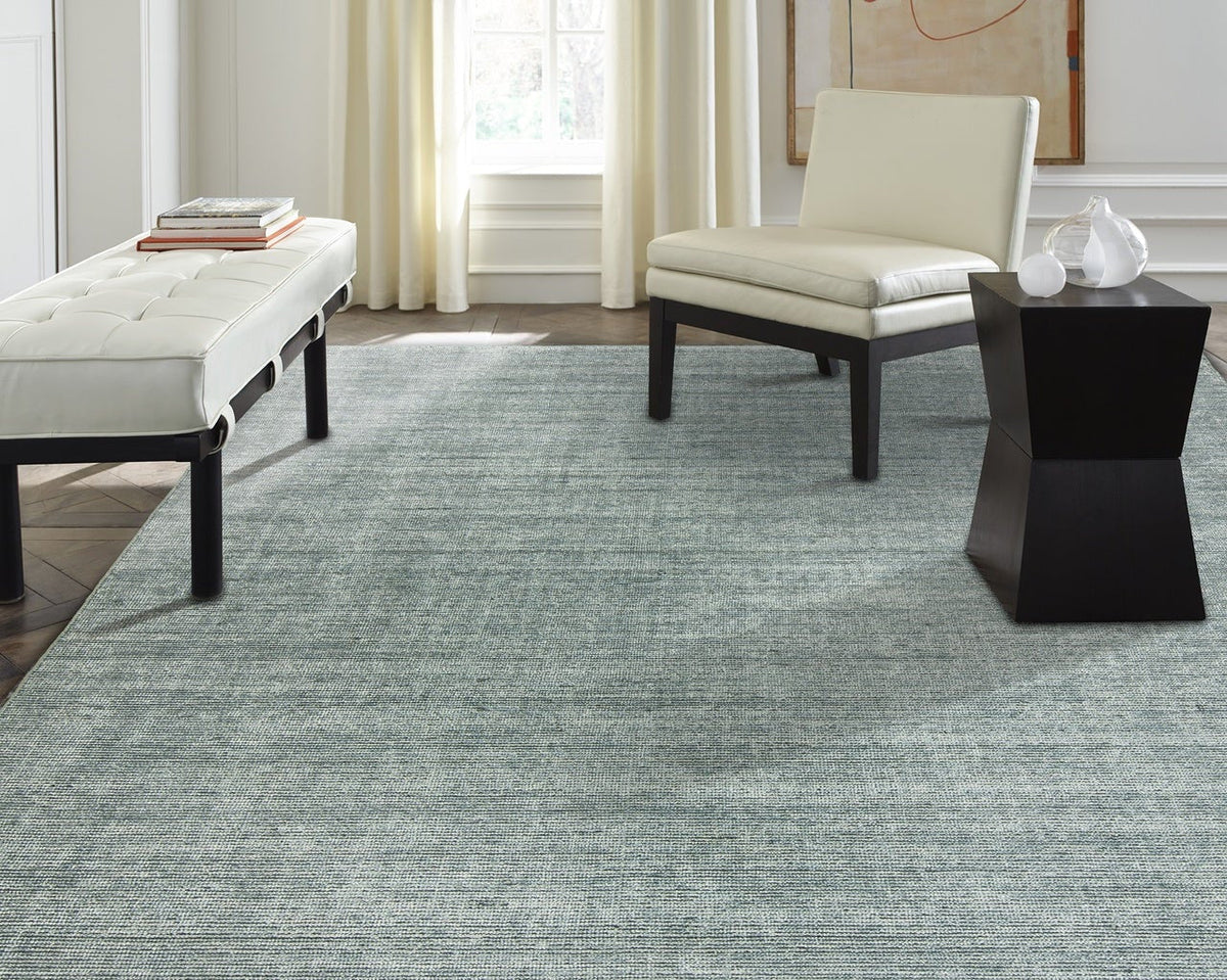 3'6" x 5'6" Transitional Hand Loom Silk rug, Rug #TE6561