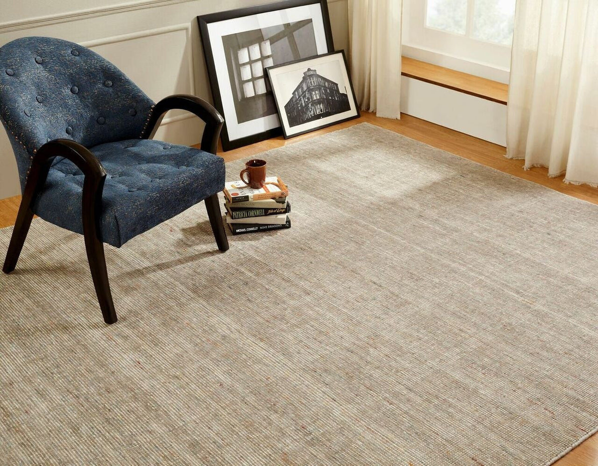 7'6" x 9'6" Transitional Hand Loom Silk rug, Rug #TE6591
