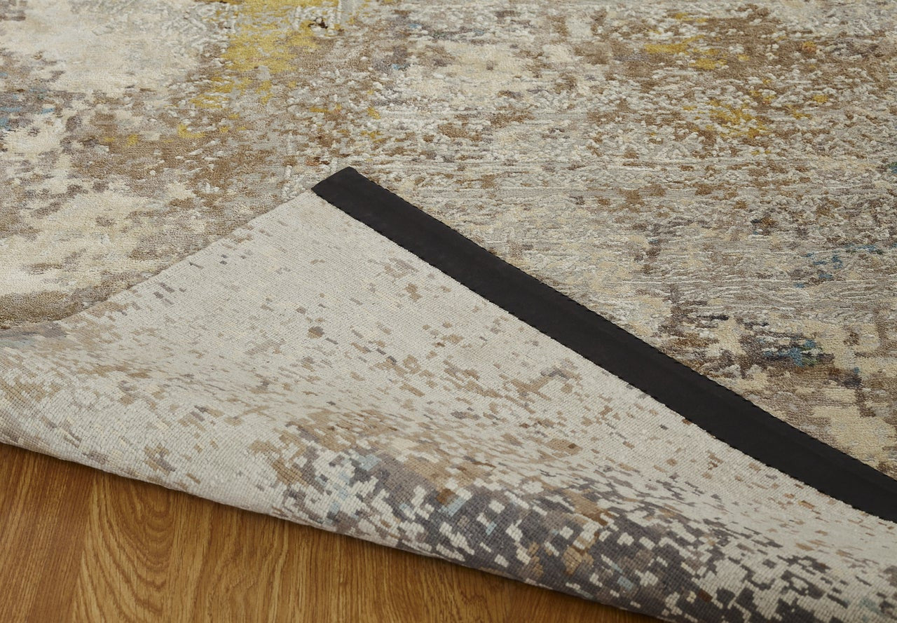 4' x 6' Modern Hand-Knotted Silk rug, Rug #TN3751