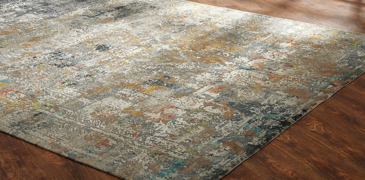 3' x 5' Modern Hand-Knotted Silk rug, Rug #TN3791