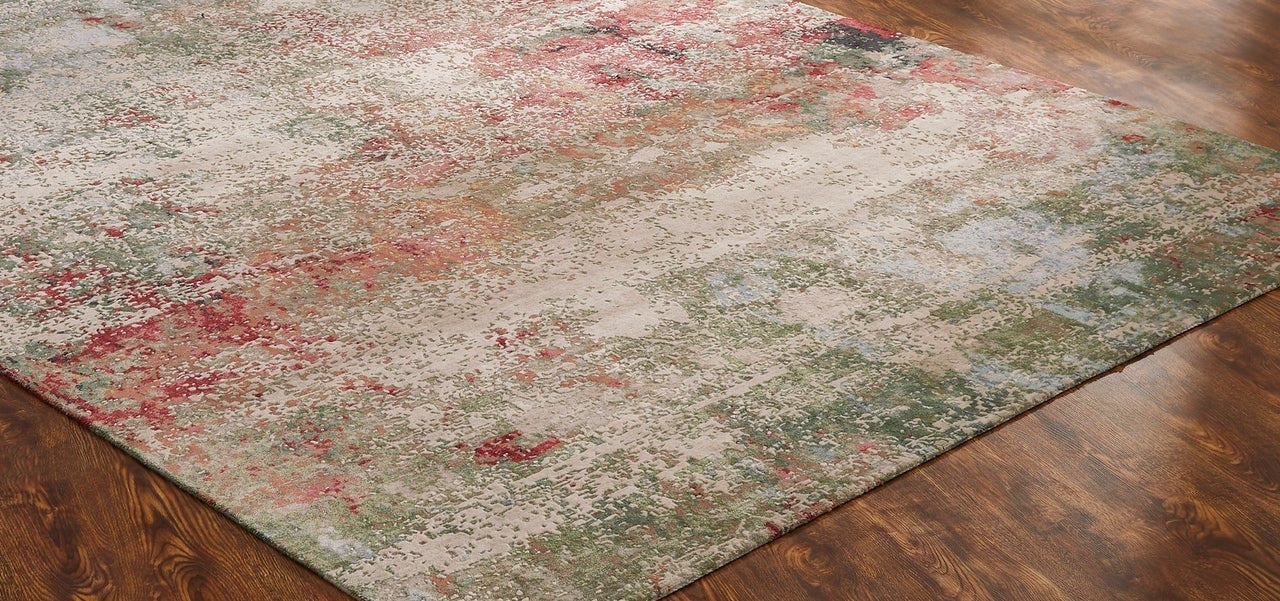 3' x 5' Modern Hand-Knotted Silk rug, Rug #TN3801