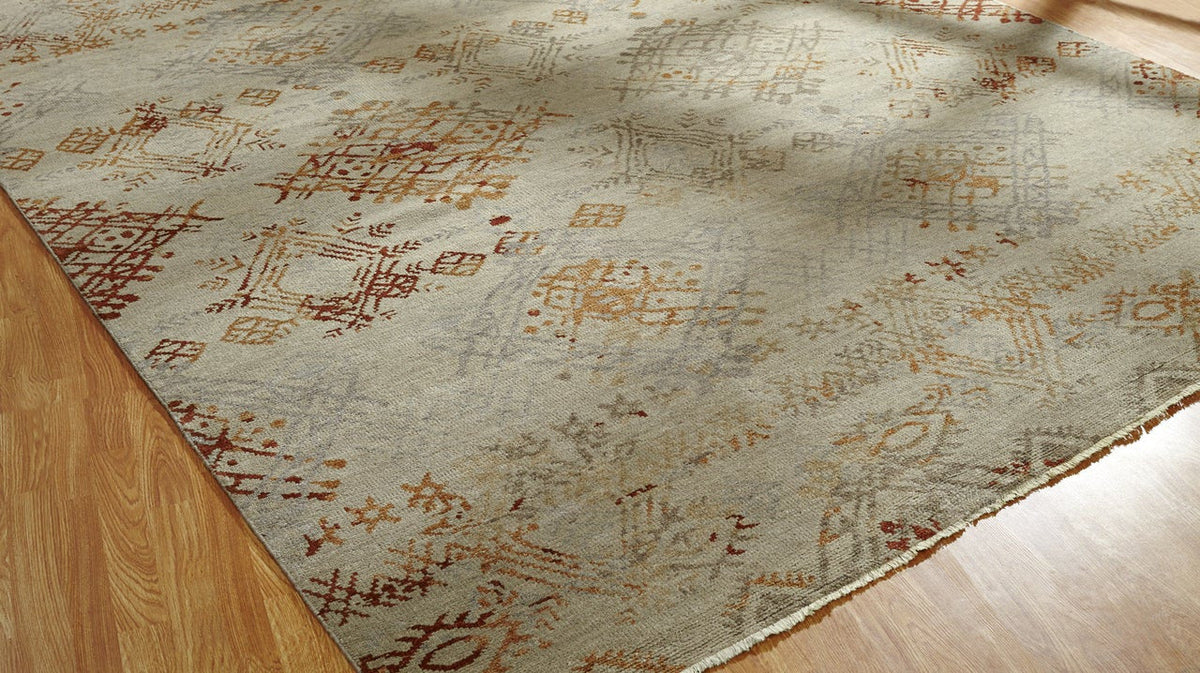 3' x 5' Transitional Hand-Knotted Silk rug, Rug #TS3251
