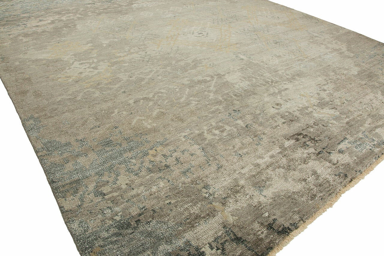 3' x 5' Transitional Hand-Knotted Silk rug, Rug #TS3261