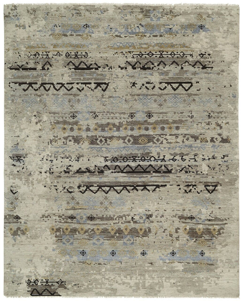 2' x 3' Transitional Hand-Knotted Silk rug, Rug #TS3271