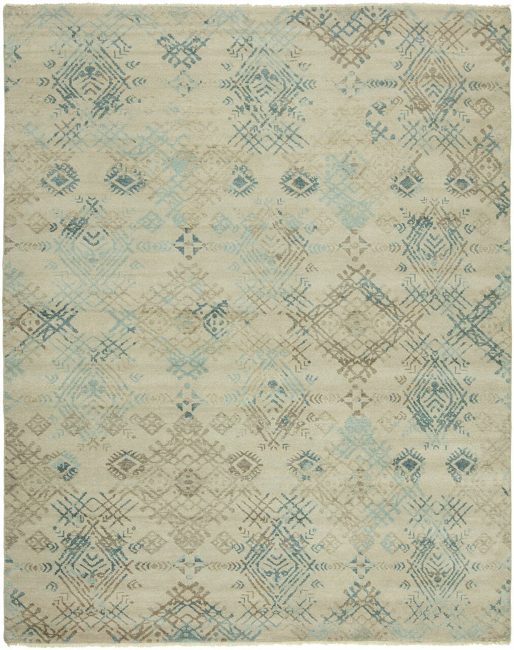 2' x 3' Transitional Hand-Knotted Silk rug, Rug #TS3281
