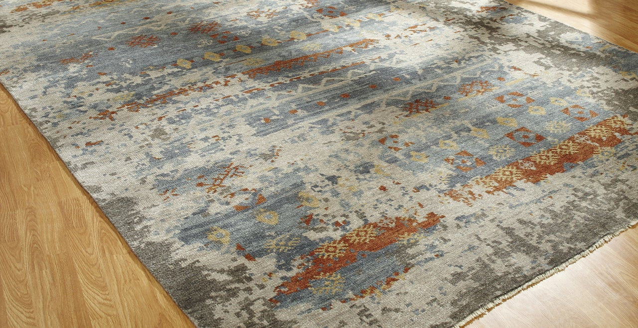 3' x 5' Transitional Hand-Knotted Silk rug, Rug #TS3300