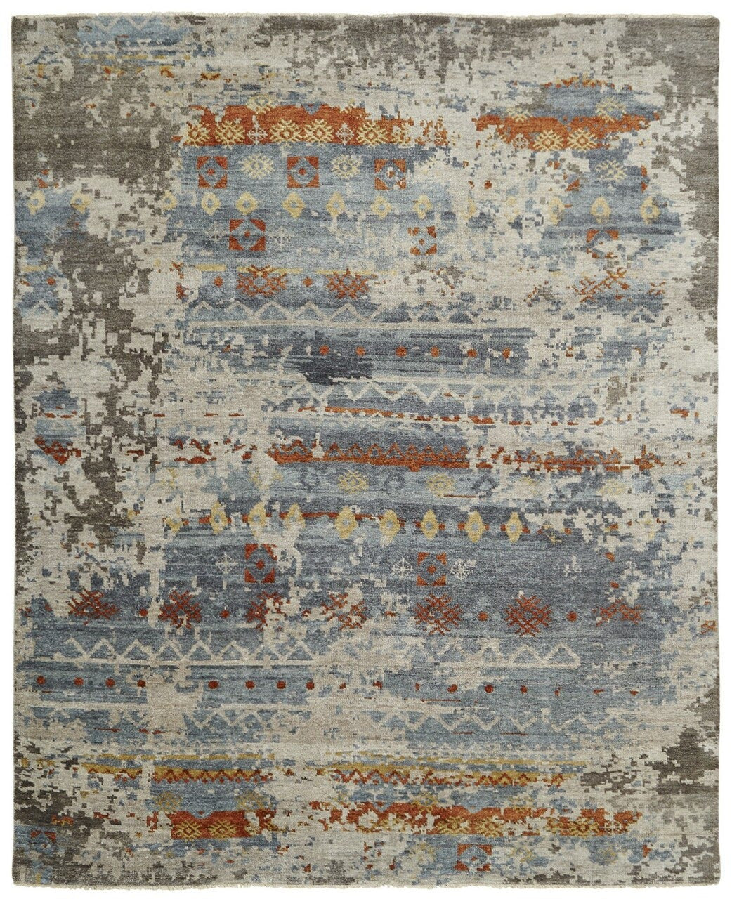2' x 3' Transitional Hand-Knotted Silk rug, Rug #TS3300