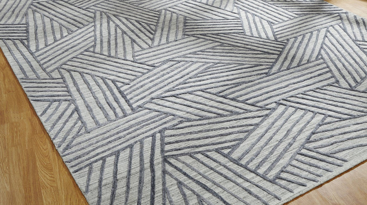 3'6" x 5'6" Modern Hand Loom Silk rug, Rug #TT5901