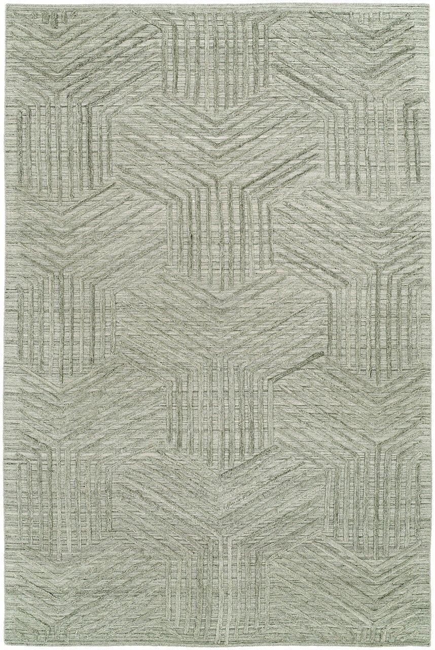2' x 3' Modern Hand Loom Silk rug, Rug #TT5911