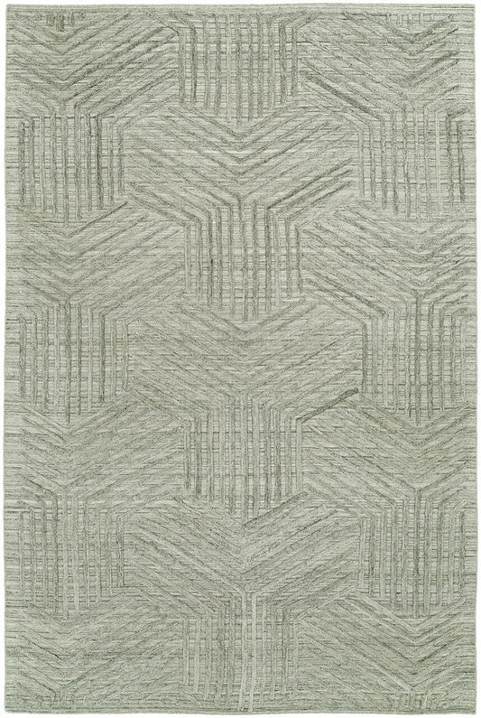 2' x 3' Modern Hand Loom Silk rug, Rug #TT5911
