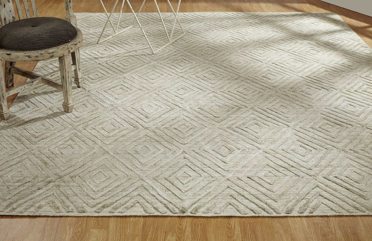 6' x 9' Transitional Hand Loom Silk rug, Rug #TT5931