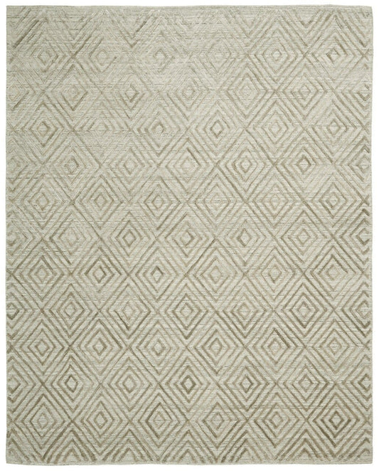 2' x 3' Transitional Hand Loom Silk rug, Rug #TT5931