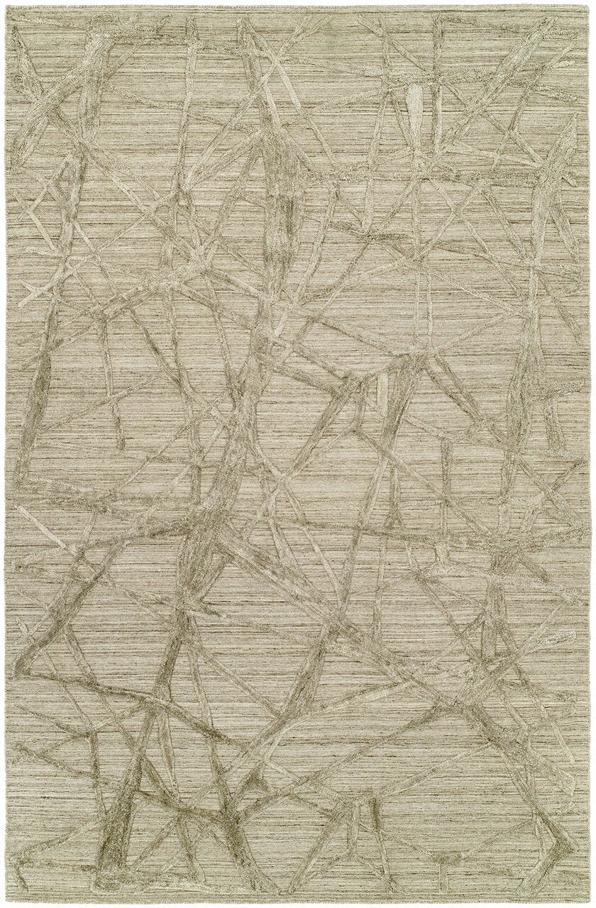 2' x 3' Modern Hand Loom Silk rug, Rug #TT5941