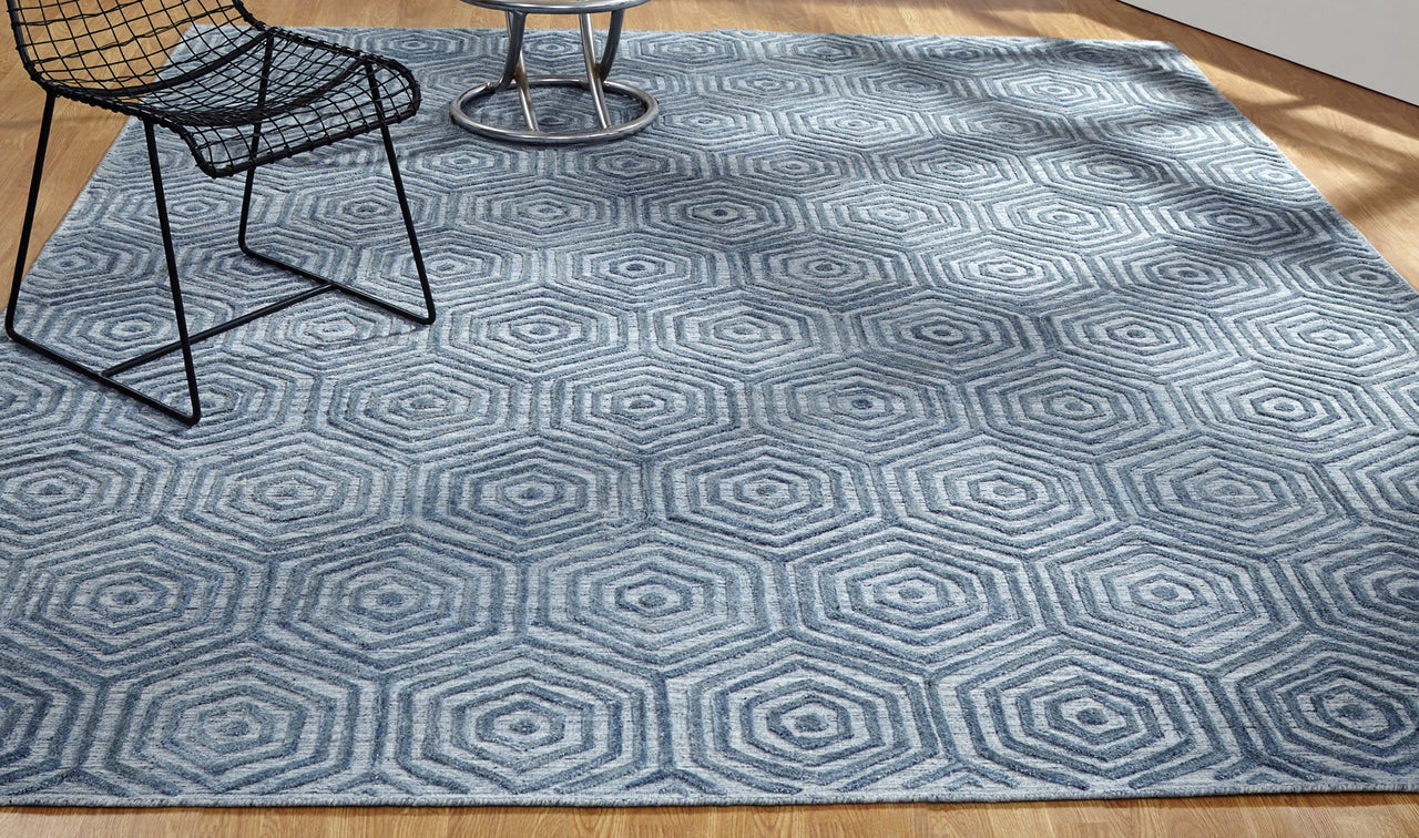 3'6" x 5'6" Modern Hand Loom Silk rug, Rug #TT5961