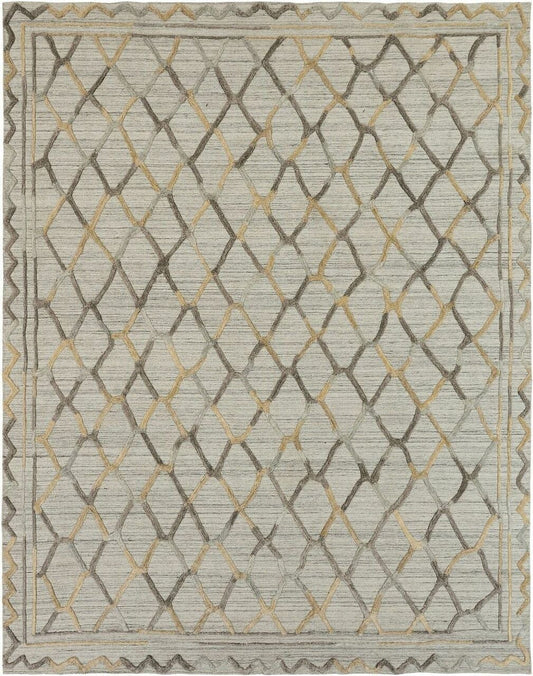 2' x 3' Modern Hand Loom Silk rug, Rug #TT5981