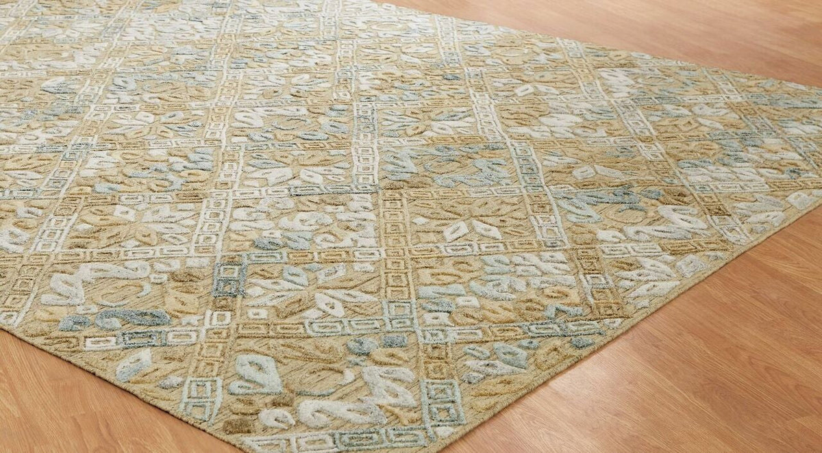 5' x 7' Transitional Hand Loom Silk rug, Rug #TT5991