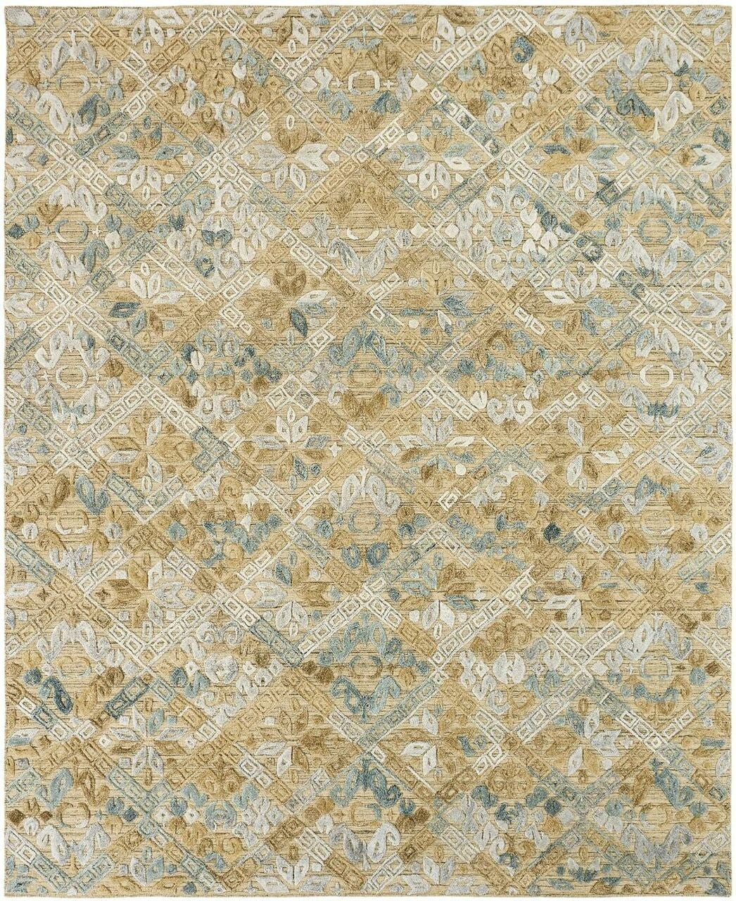 2' x 3' Transitional Hand Loom Silk rug, Rug #TT5991