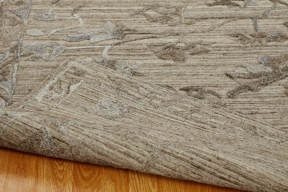 3'6" x 5'6" Transitional Hand Loom Silk rug, Rug #TT6001