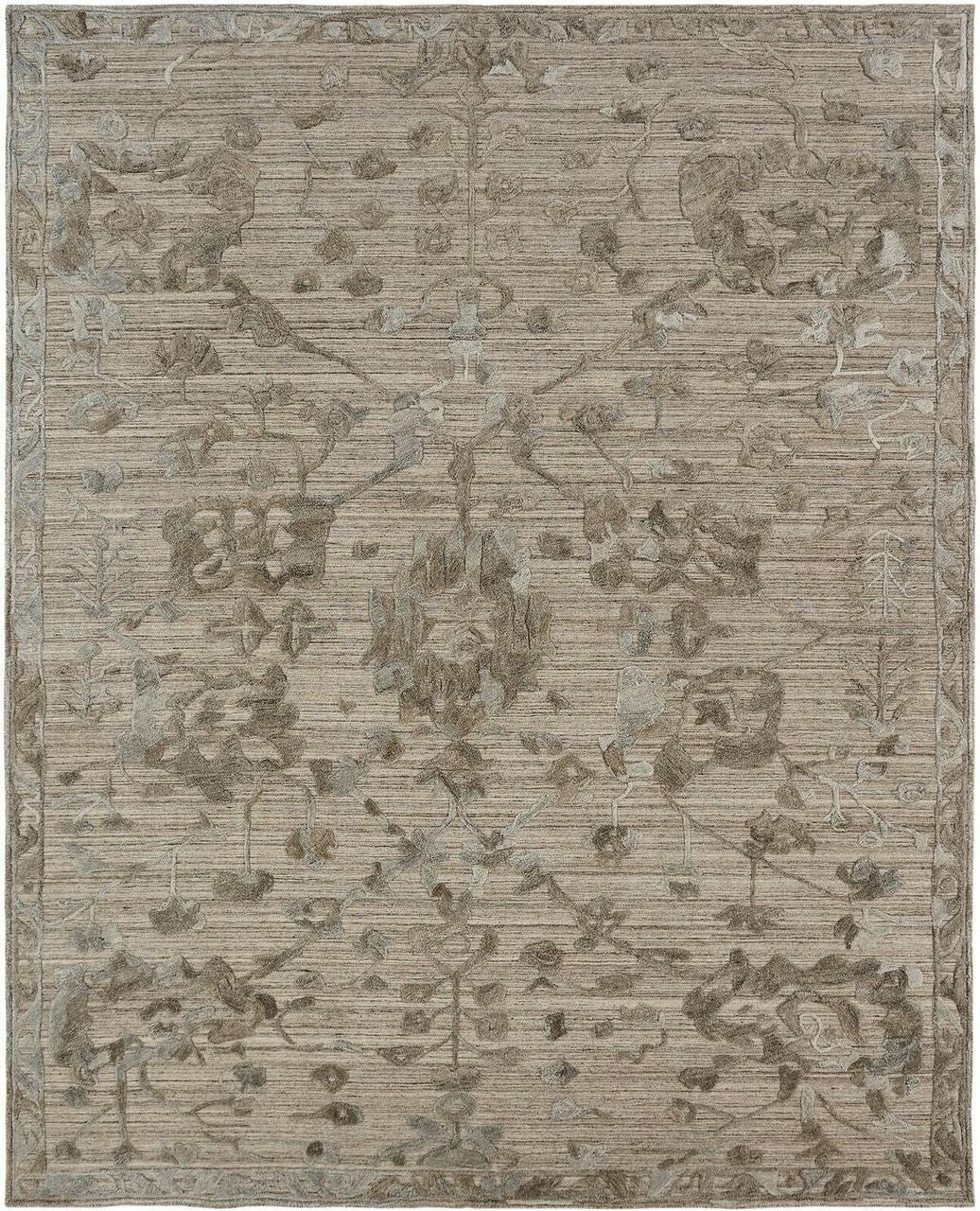 2' x 3' Transitional Hand Loom Silk rug, Rug #TT6001