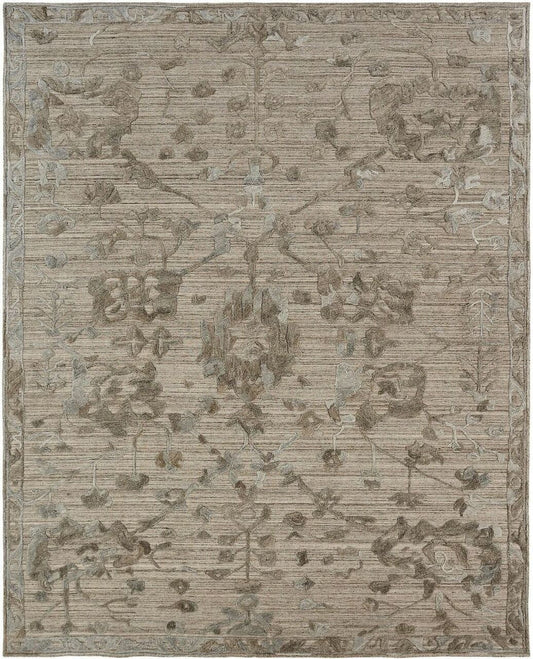 2' x 3' Transitional Hand Loom Silk rug, Rug #TT6001