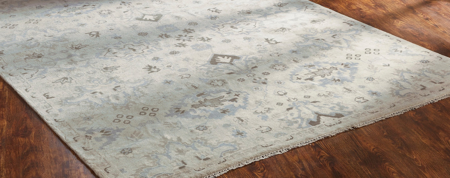 9' x 12' Transitional Hand-Knotted Wool rug, Rug #US1192