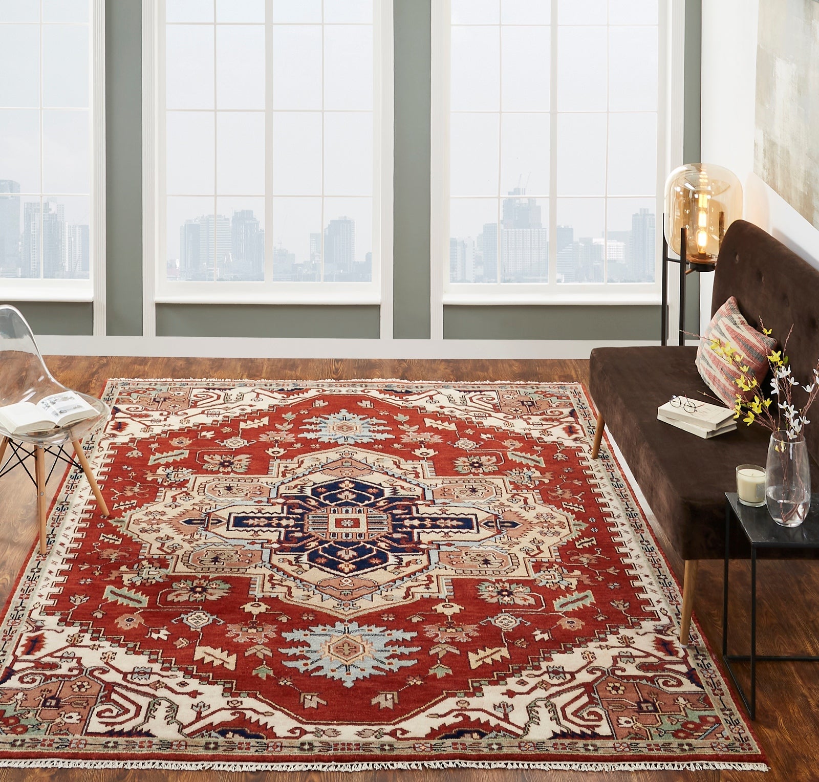 8' x 10' Traditional Hand-Knotted Wool rug, Rug #US1211