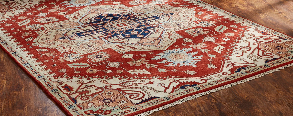9' x 12' Traditional Hand-Knotted Wool rug, Rug #US1211