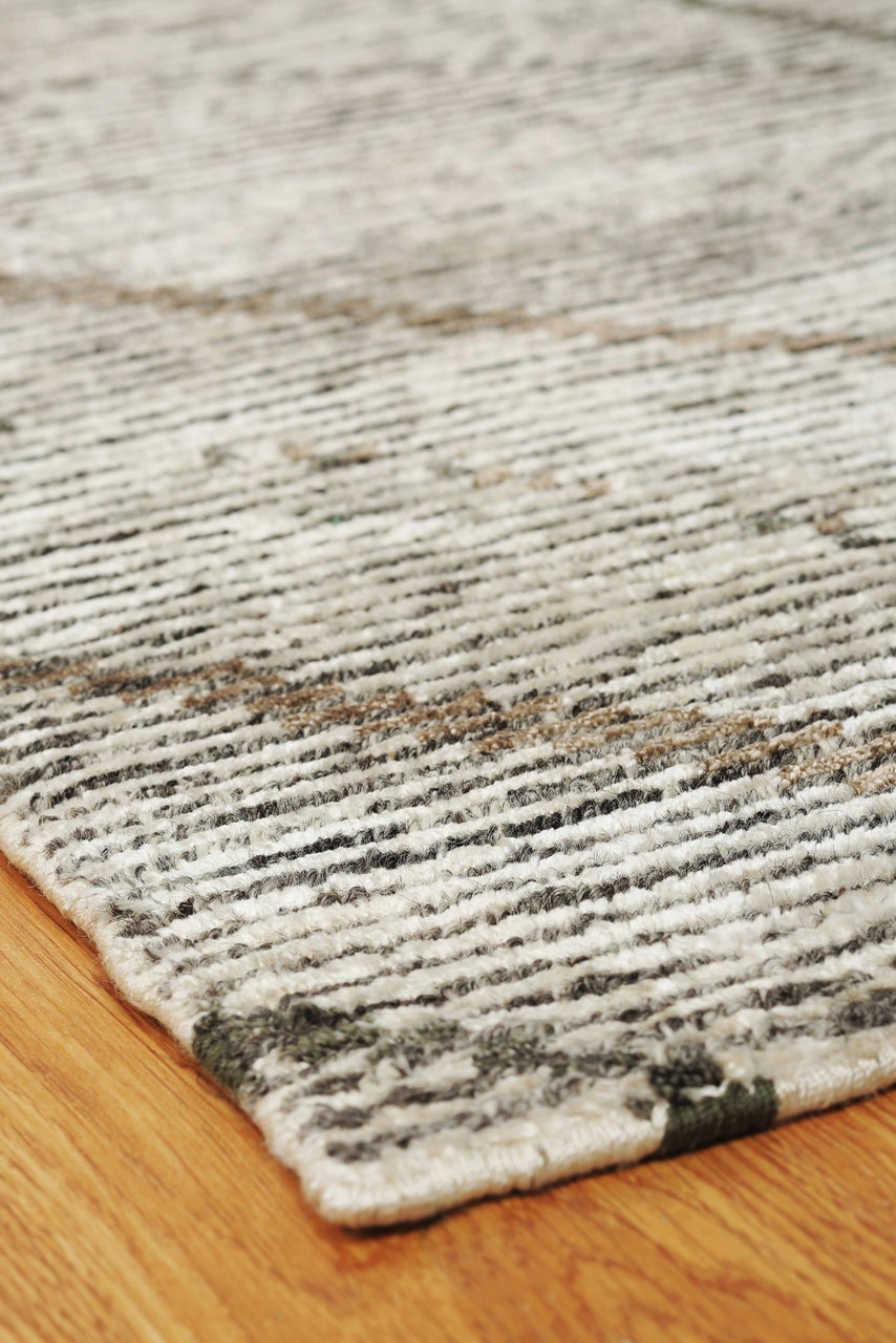4' x 6' Modern Hand-Knotted Silk rug, Rug #VS6051